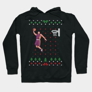 Basketball Xmas Gift Ugly Hoodie